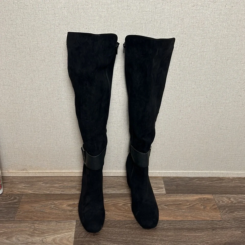 White Mountain Women’s Katrina‎ Tall Boots Black Size 11M